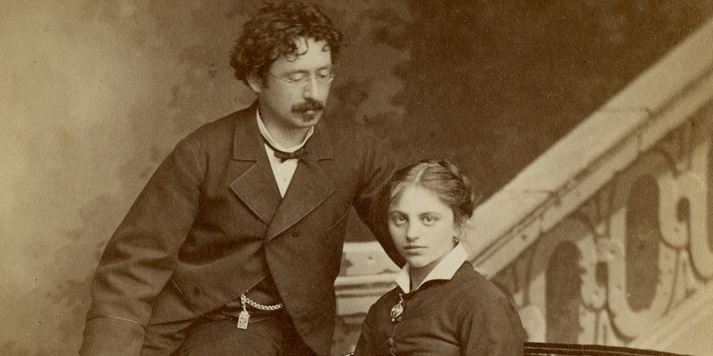 Julius Maggi (1846–1912) mit seiner zweiten Ehefrau Louise (1859–1919) Bildnachweis: Archives Historiques Nestlé, Vevey